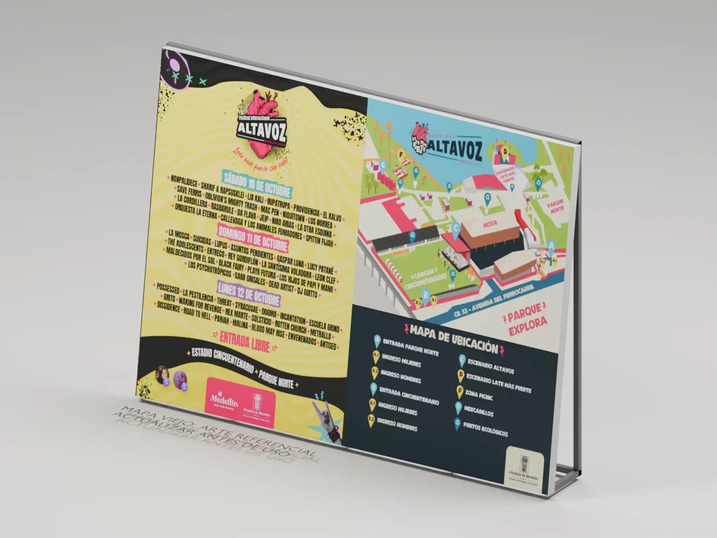 Consulta de mapa y directorio, vista general